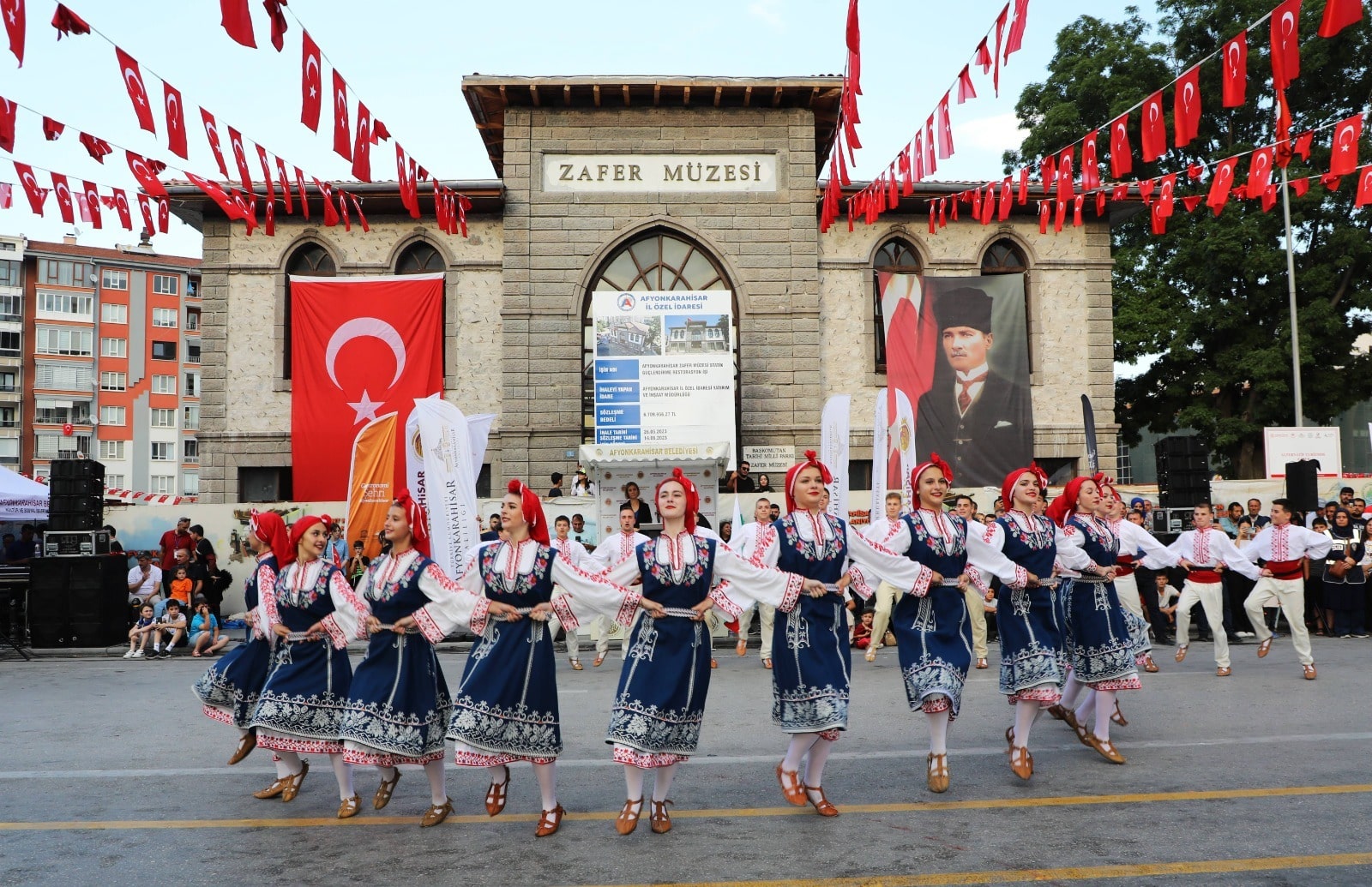 Afyonkarahisar'da Büyük Zafer 101. Yıl Kutlaması