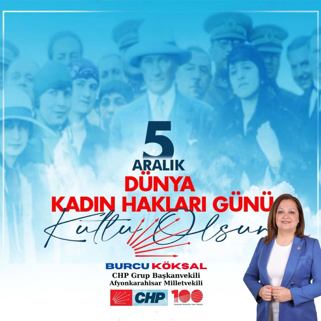 CHP Milletvekili Burcu Köksal, Türk kadınlarının seçme ve seçilme hakkının yıl dönümünde mücadeleye devam ediyor.