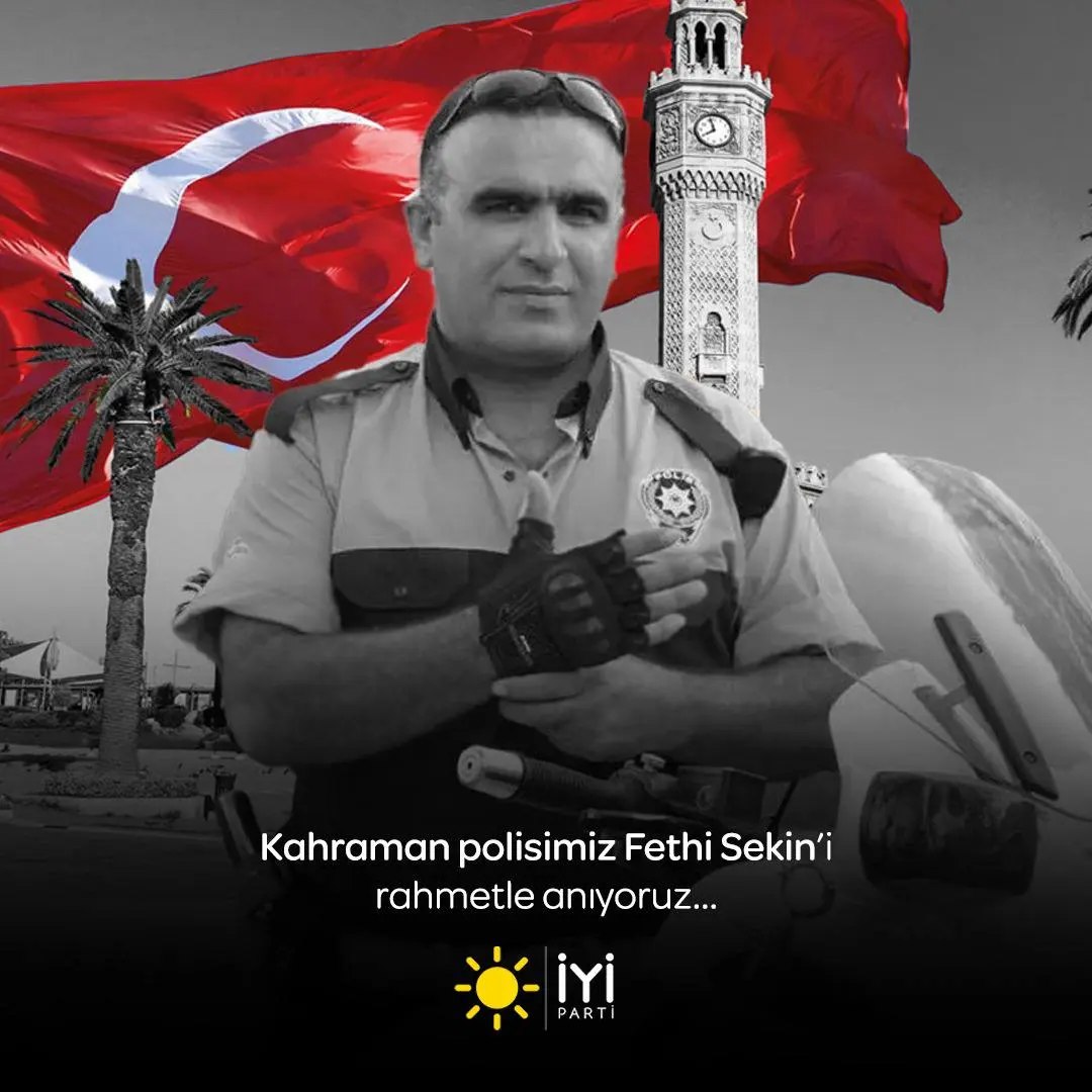 İYİ Parti Afyonkarahisar, Şehit Fethi Sekin'i anma mesajı yayımladı.