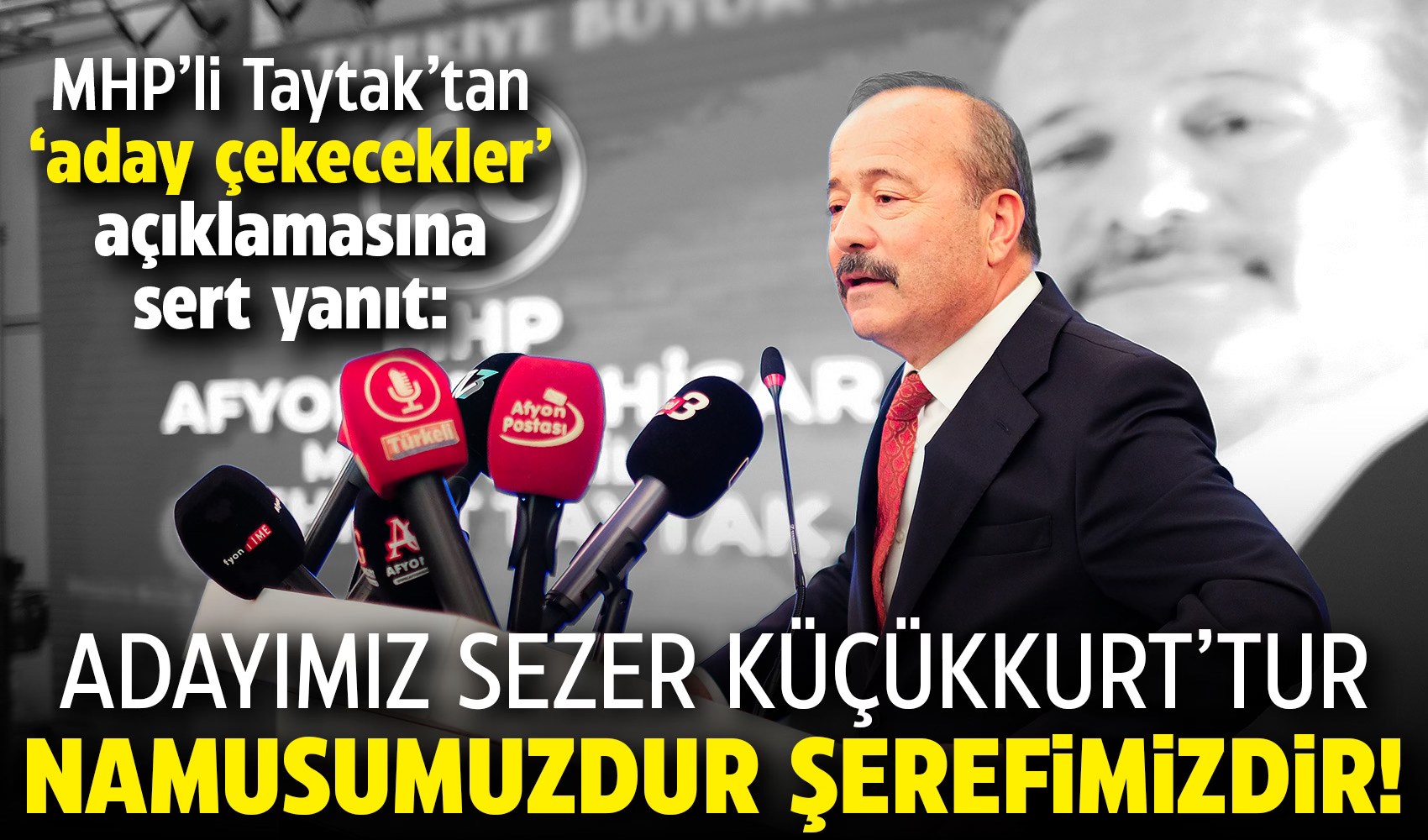 MHP'den Güçlü Bir Mesaj: Adayla İlgili Dedikodular Kesin Bir Dille Yalanlandı!