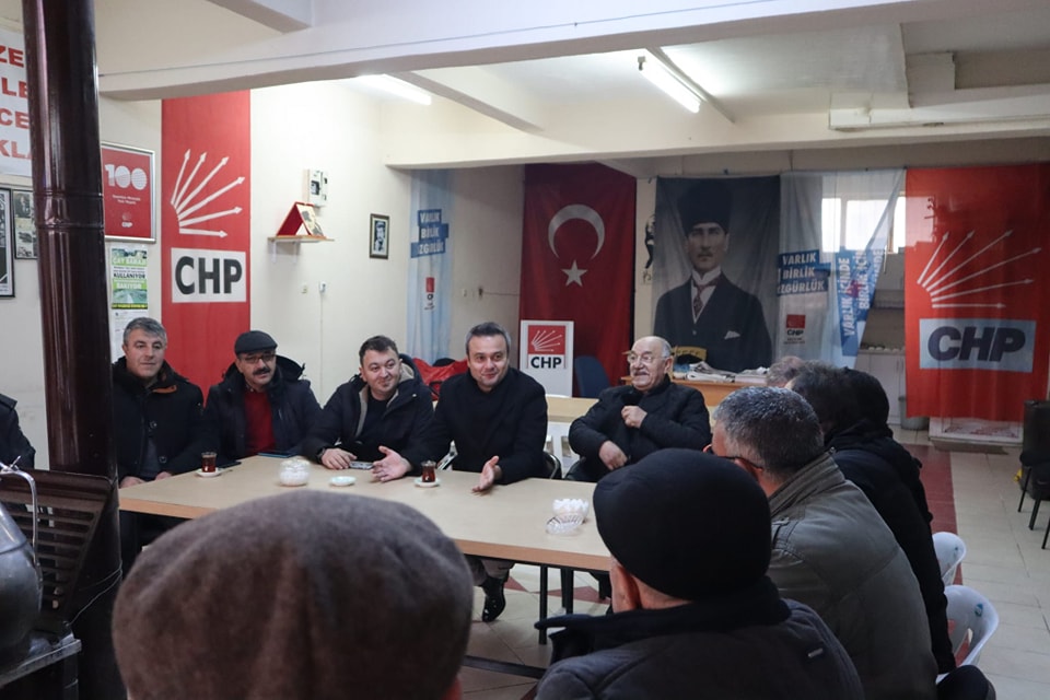 CHP Afyonkarahisar İl Başkanı ve Yönetimi, İlçe Teşkilatlarıyla Bir Araya Geldi