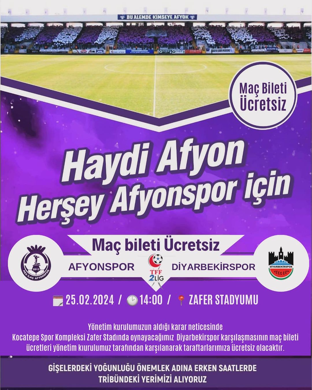 İlaç Afyonspor, Taraftarlarıyla Birlikte Güçlenmeye Hazırlanıyor