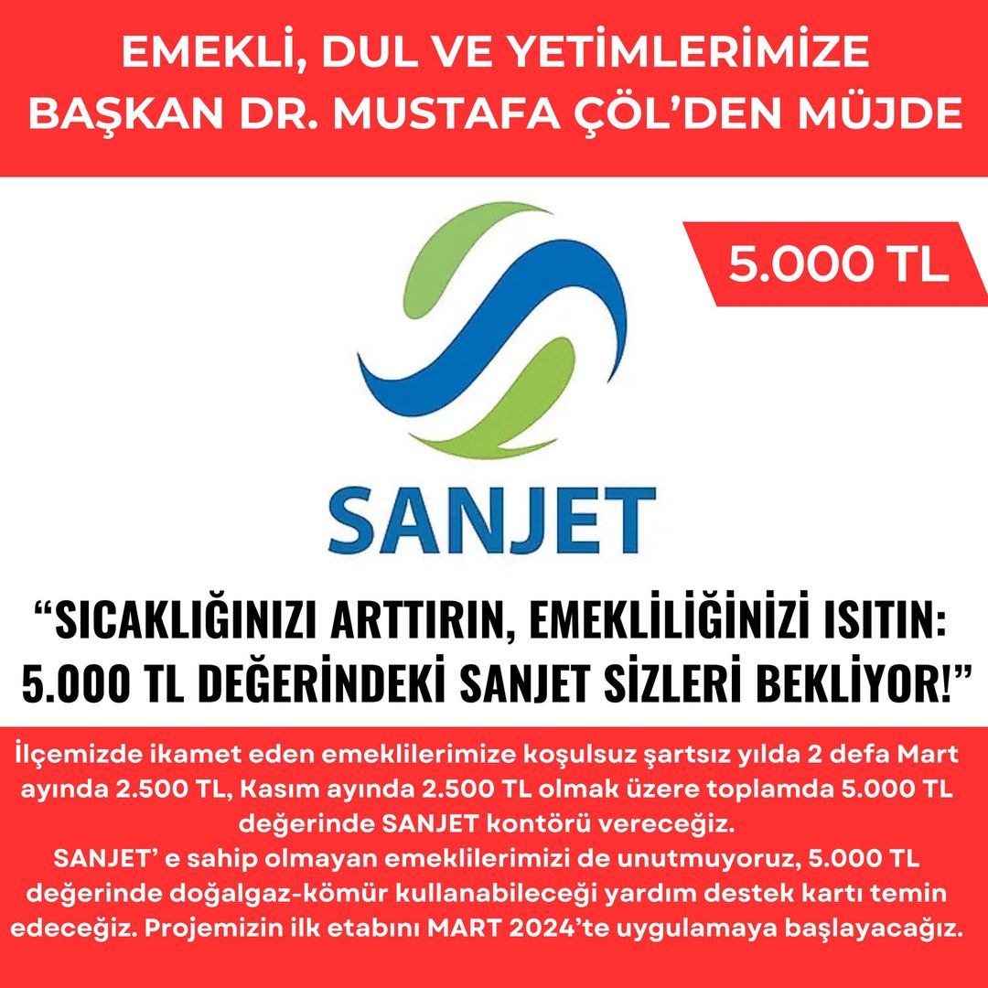 Sandıklı Belediyesi, Emekli Destek Paketi Açıkladı