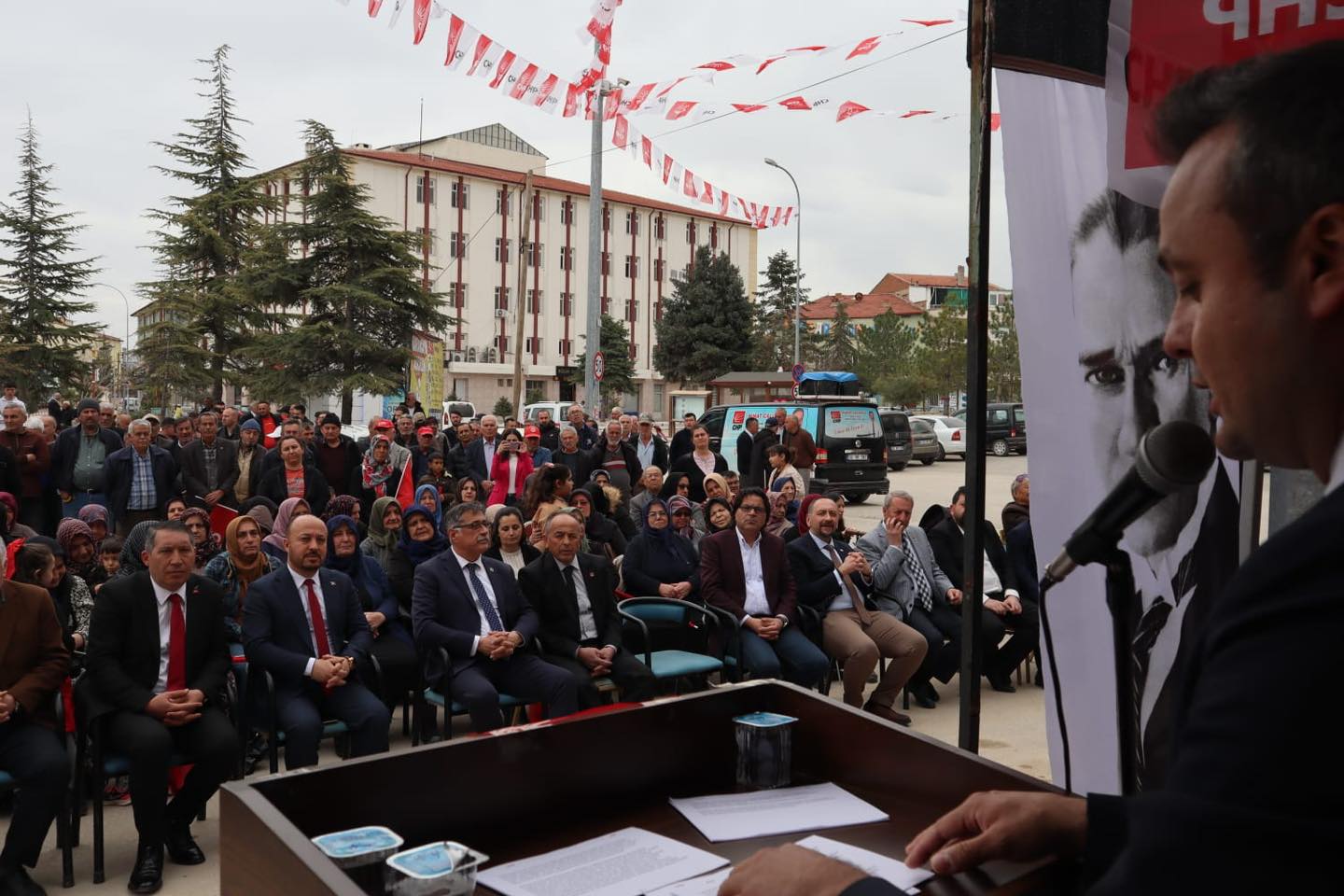 CHP Afyonkarahisar İl Başkanlığı, Evciler'de Seçim Koordinasyon Ofisi Açılışı Gerçekleştirdi.