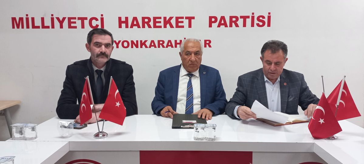 MHP Afyonkarahisar Merkez İlçe Başkanlığı, Seçim Güvenliği İçin Toplantı Düzenledi