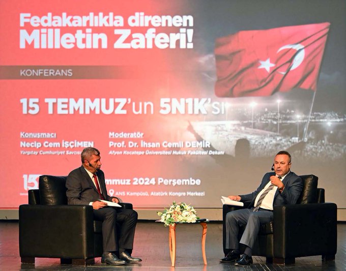 Afyon'da 15 Temmuz Demokrasi ve Milli Birlik Günü Etkinliği