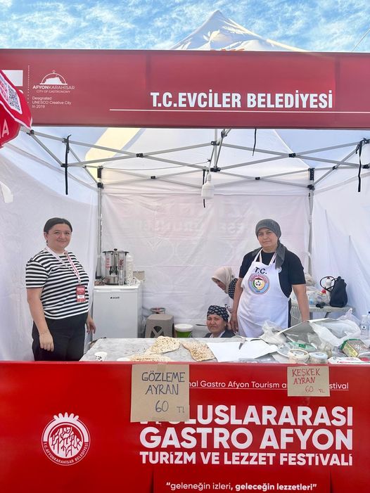 Evciler Belediyesi Gastro Afyon Festivali'ne Katkı Sağlıyor