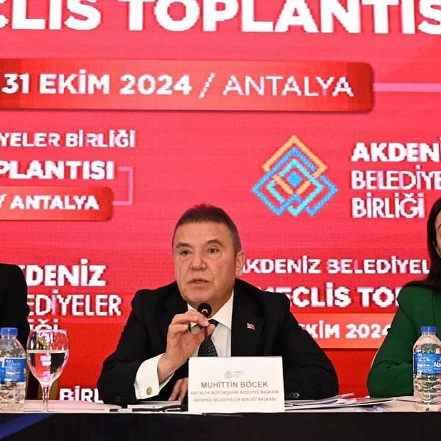 Akdeniz Belediyeler Birliği, Antalya'da Olağan Meclis Toplantısını Gerçekleştirdi